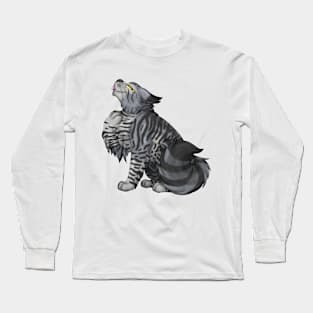 Grey Tabby Longhair Long Sleeve T-Shirt